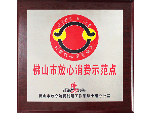 胜游(中国)-佛山市放心消费示范点