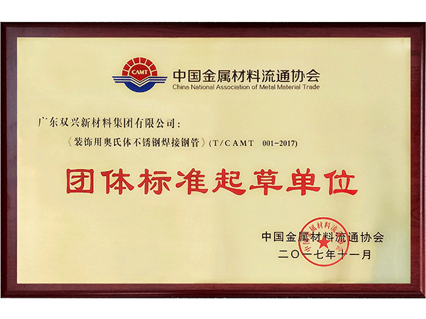 胜游(中国)-胜游平台奥氏体团体标准起草单位